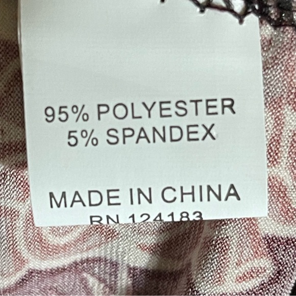 Jon & Anna Contemporary Burgundy Floral Boho Pleated Maxi Skirt Small NWT - Picture 13 of 15